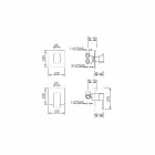 Douchemengkraan met 5-weg omstelling Made in Italy - Sika Viadurini