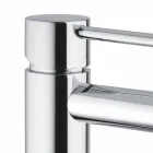 Badkamer wastafelmengkraan in verchroomd messing zonder afvoer Made in Italy - Ermia Viadurini