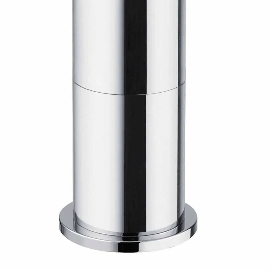 Badkamer wastafelmengkraan in verchroomd messing zonder afvoer Made in Italy - Ermia Viadurini