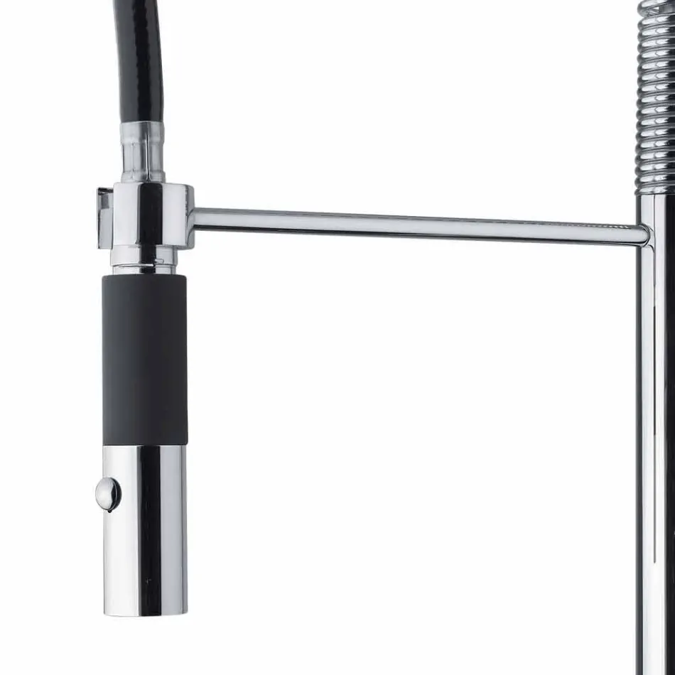 Verstelbare messing keukenmengkraan met veer Made in Italy - Keope Viadurini