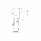 Moderne wastafelmengkraan zonder afvoer Made in Italy - Galla Viadurini