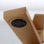 Moderne wastafelmengkraan in chroom of gekleurd messing vierkant design - Zago Viadurini