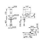 Eengreeps Wastafelmengkraan Klassiek Design Chroom Messing - Artemisia Viadurini