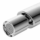 Moderne eengreepsmengkraan met metalen bidetafvoer - Pinto Viadurini