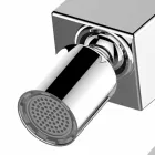 Modern design eengreeps bidetmengkraan in verchroomd metaal - Girino Viadurini