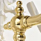 Vintage design wastafelmengkraan met één gat in messing, gemaakt in Italië - Ursula Viadurini