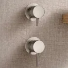 Douchemengkraan met aparte platen in AISI 316L staal - Klauwen  Viadurini