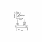 Designmengkraan voor buitendouche in messing Made in Italy - Panela Viadurini