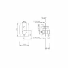 Design messing douche of badmengkraan Made in Italy - Neno Viadurini