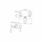 Messing douchemengkraan Made in Italy - Neno Viadurini