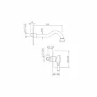 Messing Wastafelmengkraan Made in Italy - Neno Viadurini