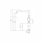 High Barrel Wastafelmengkraan 13 cm Uitbreiding Made in Italy - Neno Viadurini