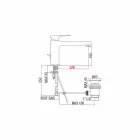 Wastafelmengkraan met koperen afvoer Made in Italy - Sindra Viadurini