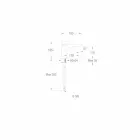 Moderne messing wastafelmengkraan Made in Italy - Besugo Viadurini