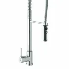 Keukenwastafelmengkraan in messing met handdouche Made in Italy - Kalimo Viadurini