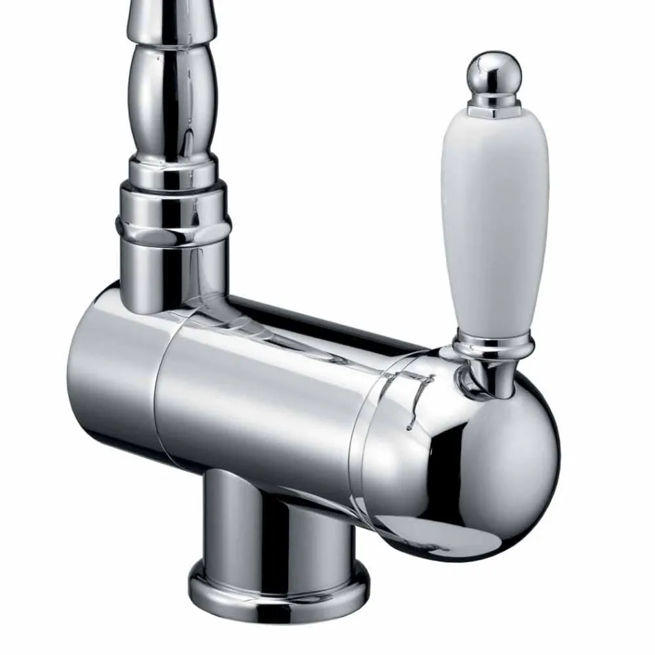 Klassieke stijl messing keukengootsteenmengkraan Made in Italy - Annodo Viadurini