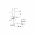 Messing wastafelmengkraan verchroomd Made in Italy - Ermia Viadurini