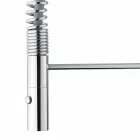 Verstelbare wastafelmengkraan met messing veer Made in Italy - Cardio Viadurini