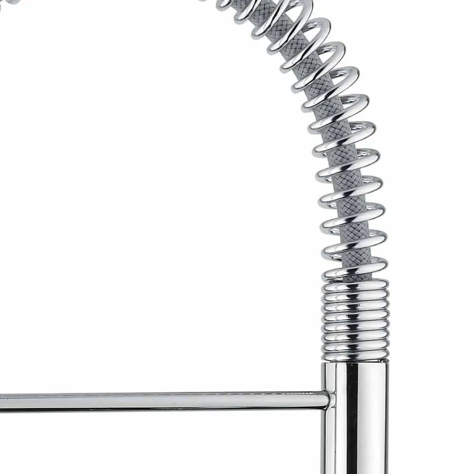 Verstelbare wastafelmengkraan met messing veer Made in Italy - Cardio Viadurini