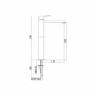 Uitgebreide badkamer wastafelmengkraan zonder afvoer Made in Italy - Medida Viadurini