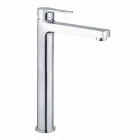 Uitgebreide mengkraan voor wastafel in modern messing Made in Italy - Sindra Viadurini