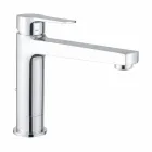 Verlengde mixer zonder afvoer voor wastafel in messing Made in Italy - Sindra Viadurini