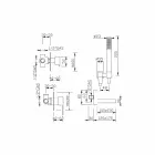 Inbouw badmengkraan met doucheset Made in Italy - Bibo Viadurini