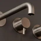 Ingebouwde badmengkraan in roestvrij staal AISI 316L - Klauwen Viadurini