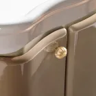 Kast met twee deuren en glanzend gelakte mand Made in Italy - Candy Viadurini