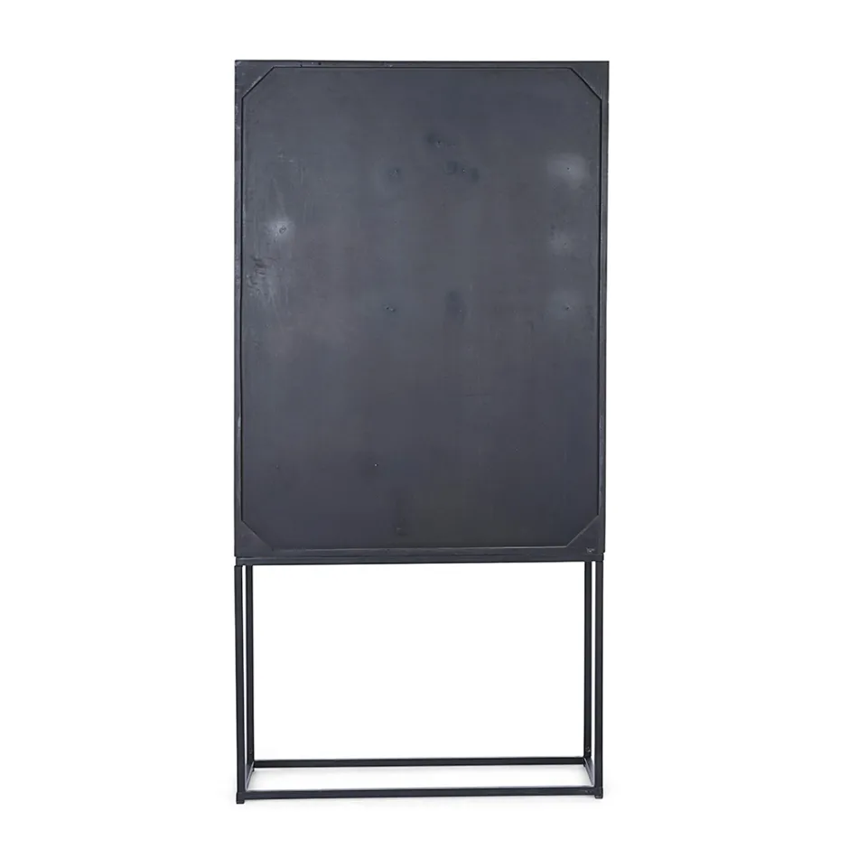 Etnische mozaïekkast 4 deuren 6 laden in mangohout - Vanitoso Viadurini