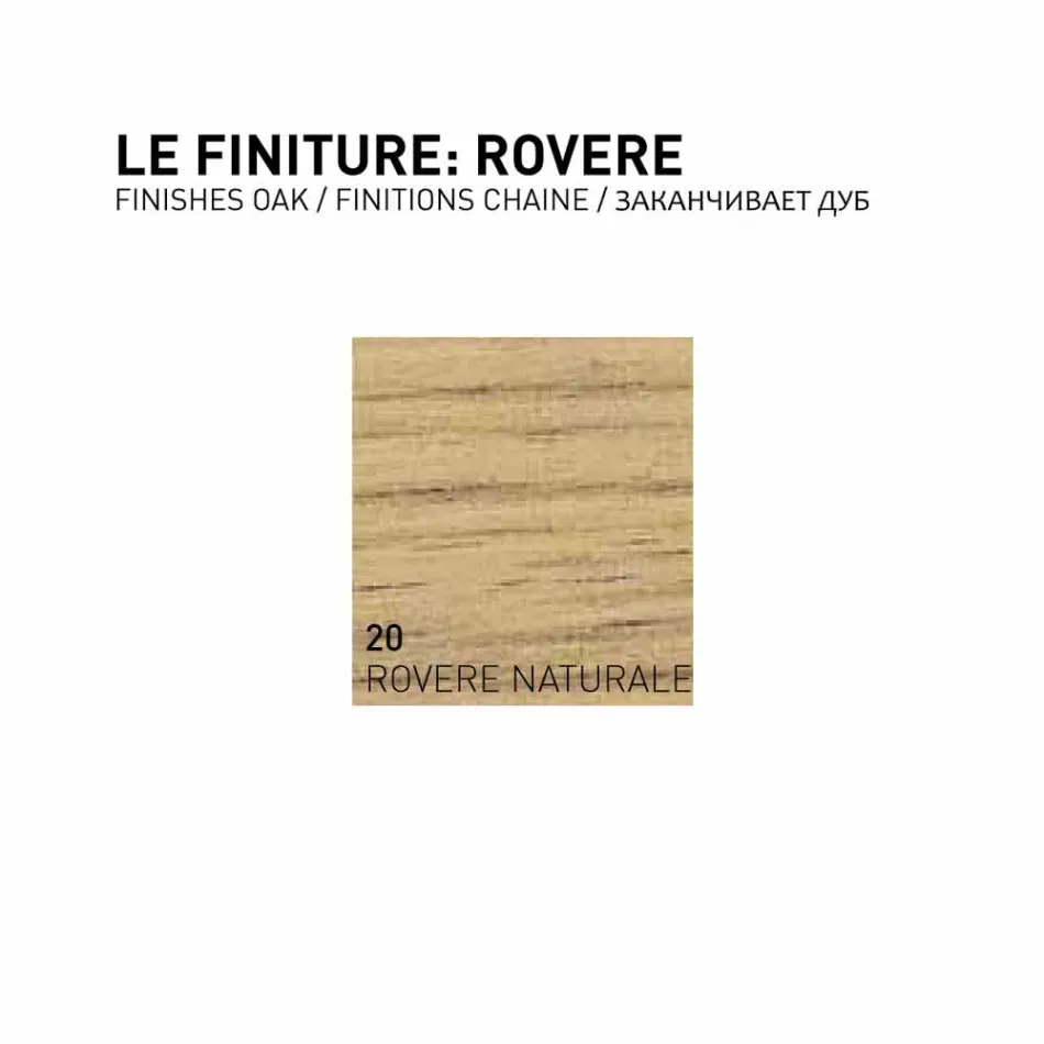 Badkamermeubel met 3 laden modern Arya-hout, gemaakt in Italië Viadurini