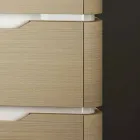 Badkamermeubel met 3 laden modern Arya-hout, gemaakt in Italië Viadurini