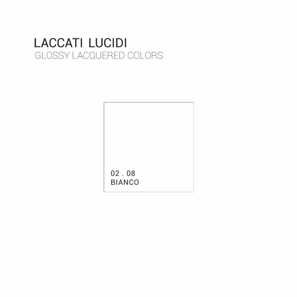 Badkamermeubel met 3 laden modern Arya-hout, gemaakt in Italië Viadurini