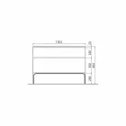 Badkamermeubel met wastafel in gelakt hout 120x85x46cm Amber, made in Italy Viadurini