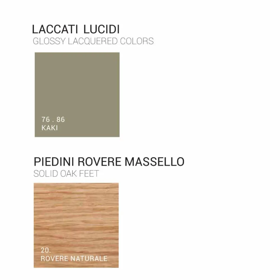 Badkamermeubel met wastafel in gelakt hout 120x85x46cm Amber, made in Italy Viadurini