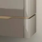 Badkamermeubel met geïntegreerde design houten spoelbak Arya, gemaakt in Italië Viadurini