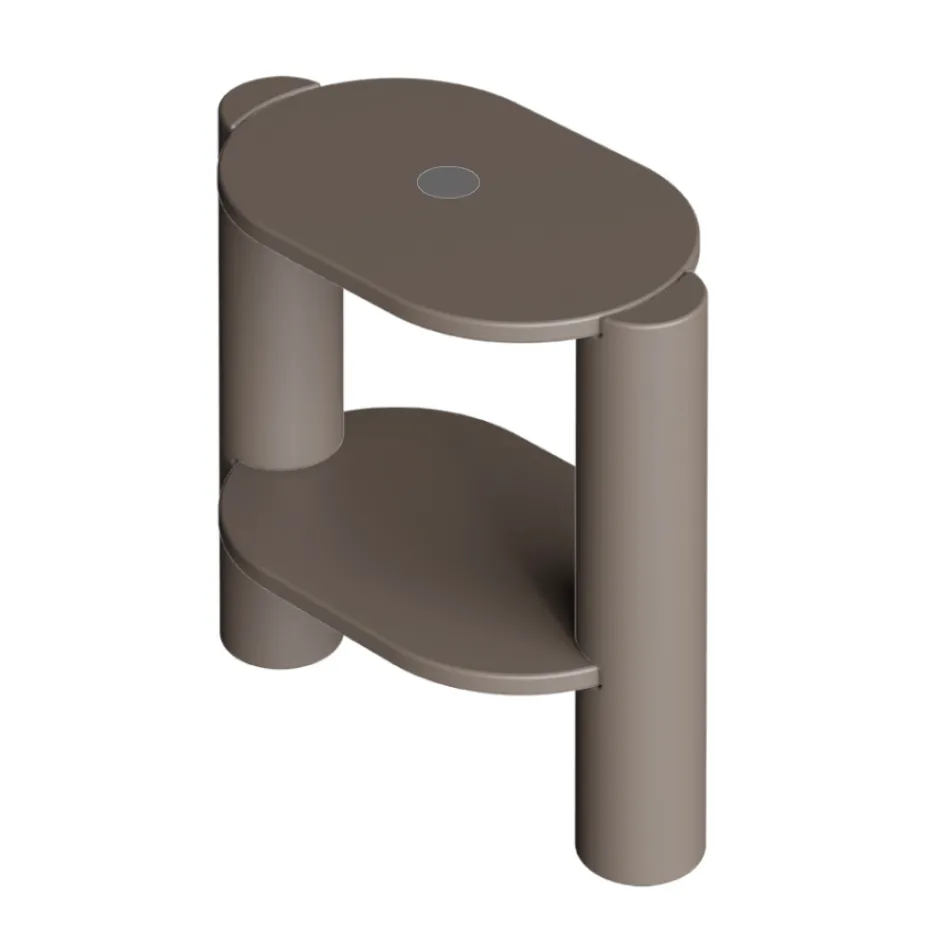 Keramische badkamerkast in verschillende kleuren, gemaakt in Italië - Girl Viadurini