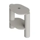 Keramische badkamerkast in verschillende kleuren, gemaakt in Italië - Girl Viadurini