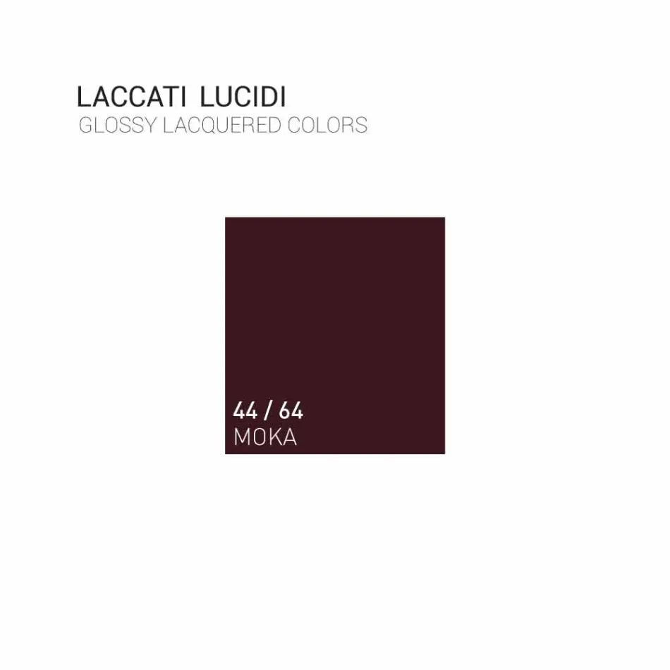 Hangende badkamerkast 3 laden + 2 houten deuren Vrolijke, geïntegreerde spoelbak Viadurini