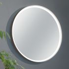 Hangende badkamerkast met spiegel in metaal, hout en luxe kristal - Renga Viadurini