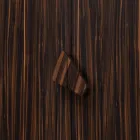 Grilli Zarafa 2-deurs design barkast gemaakt in Italië in ebbenhout Viadurini