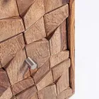 Sheesham Design houten ladekast 3 lades Homemotion - Fregene Viadurini