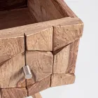 Sheesham Design houten ladekast 3 lades Homemotion - Fregene Viadurini