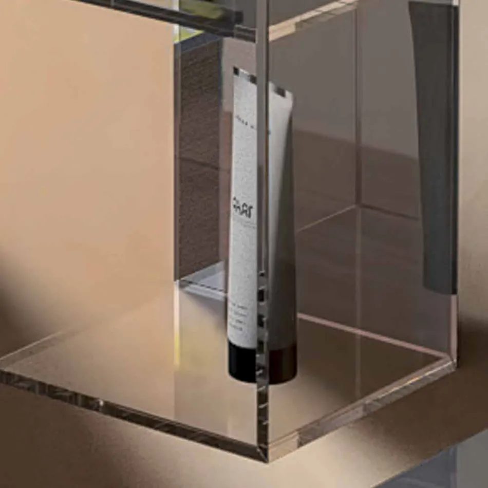 Kast met 3 vakken modern design, L180xH900 mm, Adelia Viadurini