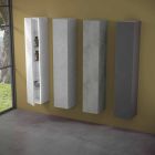 Kolom badkamermeubel 6 planken met deur in 4 afwerkingen - Antanta Viadurini