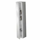 Kolom badkamermeubel 6 planken met deur in 4 afwerkingen - Antanta Viadurini