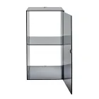 Badkamerkastje van plexiglas voor wandmontage, verkrijgbaar in 4 kleuren, gemaakt in Italië - Ligea Viadurini