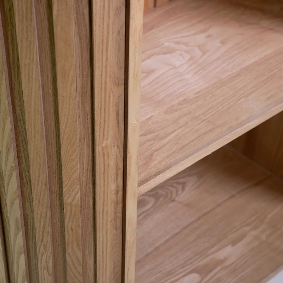 Houten boekenkast Mobiel van verschillende afmetingen - Octopus Viadurini