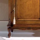 Klassieke houten telefoonhouder met deur Made in Italy - Richard Viadurini