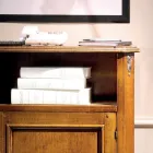 Klassieke houten telefoonhouder met deur Made in Italy - Richard Viadurini